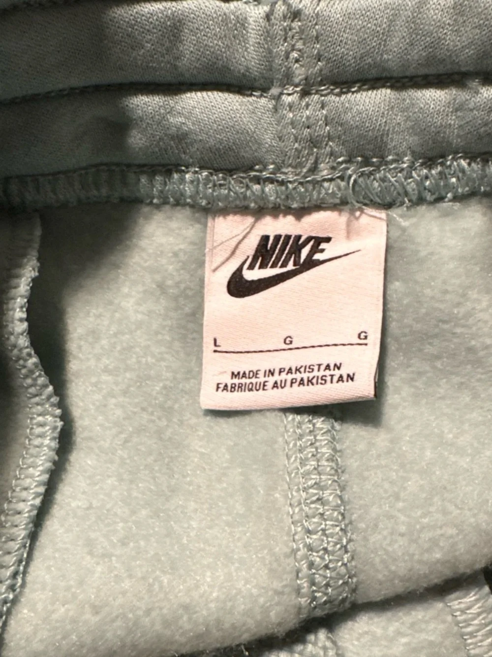 Nike Men’s Dusty Teal Sweatpants with Swoosh Accent